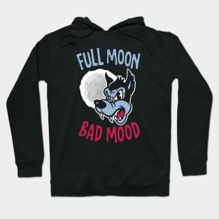 Full Moon Bad Mood (dark) Hoodie